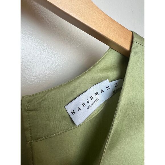 Harshman Alder Midi Dress in Sage Green Sz. S - Picture 4 of 7